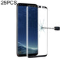 25 PCS For Galaxy S8 Plus Full Screen Edge Glue Tempered Glass Screen Protector, For Galaxy S8 Plus, For Galaxy S8 Plus (25 PCS)