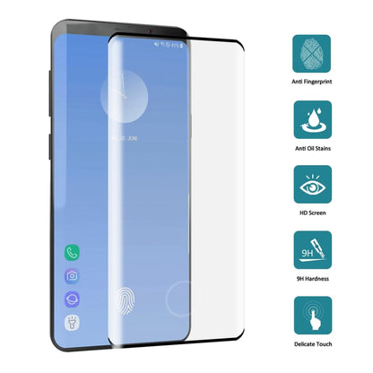25 PCS For Galaxy S10 0.3mm 9H 3D Full Screen Tempered Glass Film, Screen Fingerprint Unlocking is Supported