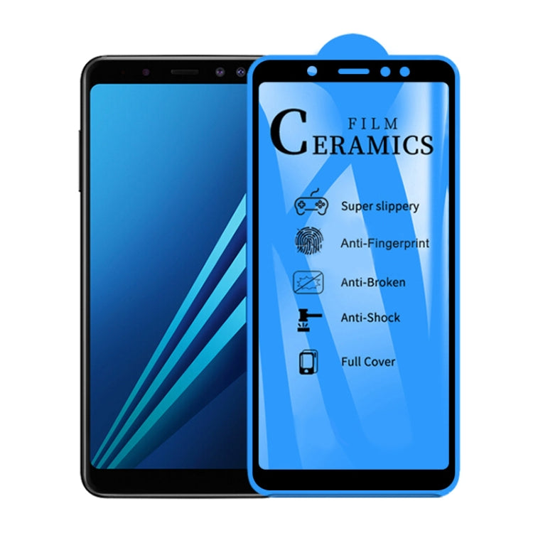 2.5D Full Glue Full Cover Ceramics Film for Galaxy A8 (2018), For Galaxy A8 (2018) (1 PC)