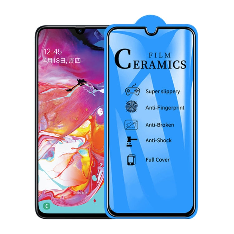2.5D Full Glue Full Cover Ceramics Film for Samsung Galaxy A70 / A70S / X653, For Samsung Galaxy A70 / A70S / X653 (1 PC)