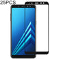 25 PCS Full Glue Full Cover Screen Protector Tempered Glass film for Galaxy A5 (2018) & A8 (2018), For Galaxy A5 (2018) & A8 (2018)