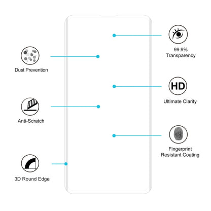 Edge Glue 3D Curved Edge Full Screen Tempered Glass Film for Galaxy S10+