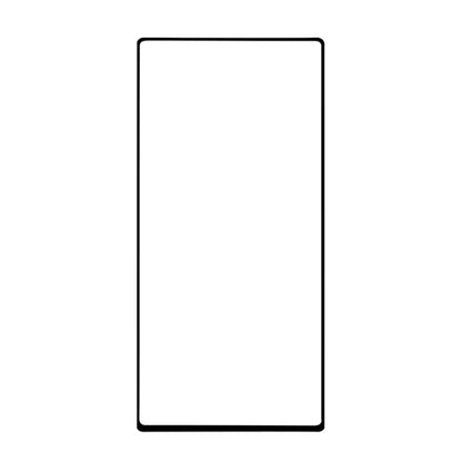 For Galaxy Note 10+  0.3mm 9H Surface Hardness 3D Curved Edge Glue Curved Full Screen Tempered Glass Film, Fingerprint Unlock Is Supported