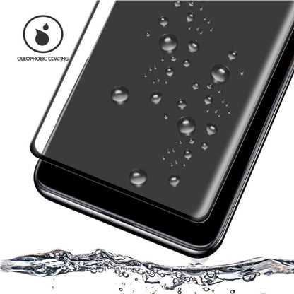For Galaxy Note 10  Full Glue 3D Curved Edge Tempered Glass Film, Fingerprint Unlock Is Supported
