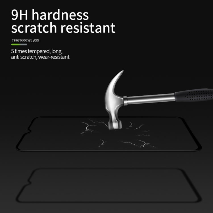 For Samsung Galaxy A22 4G PINWUYO 9H 3D Curved Full Screen Explosion-proof Tempered Glass Film(Black)