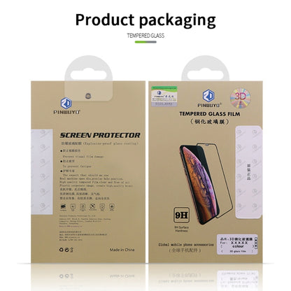 For Samsung Galaxy A22 4G PINWUYO 9H 3D Curved Full Screen Explosion-proof Tempered Glass Film(Black)