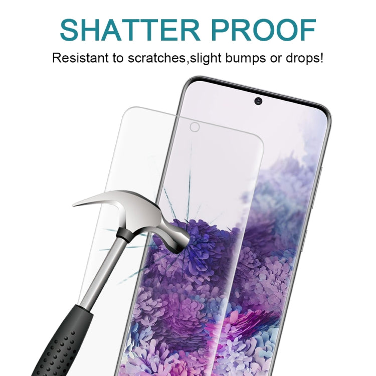 For Galaxy S20 9H HD 3D Curved Edge Tempered Glass Film (Transparent)