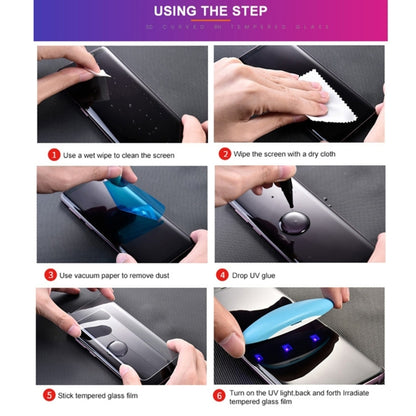 For Samsung Galaxy Note20 9H 3D Full Screen UV Liquid Curved Tempered Glass