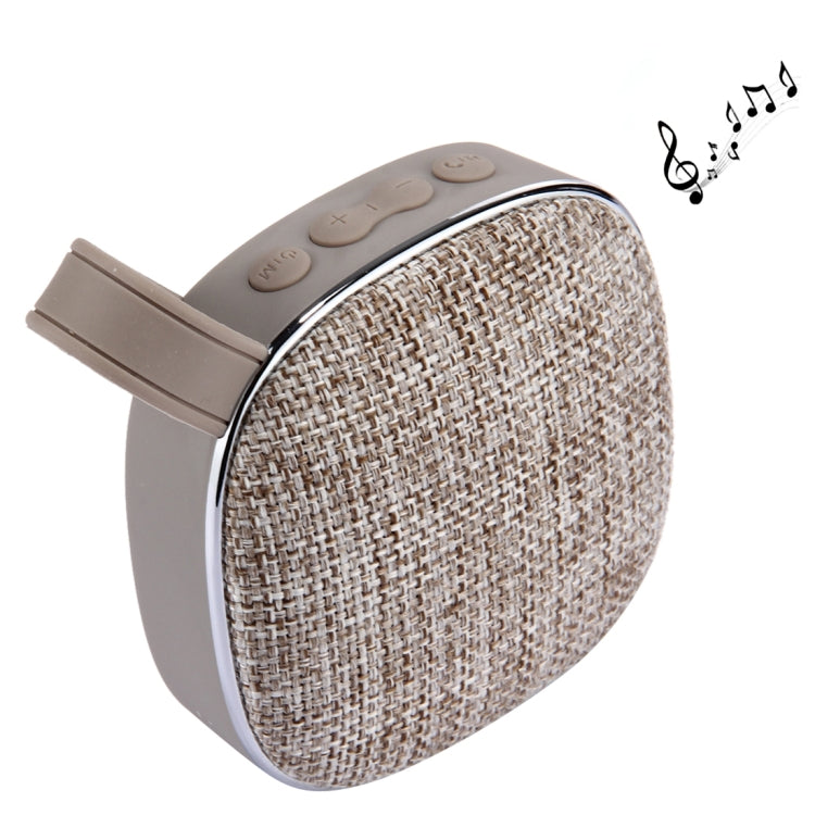 X25 Portable Fabric Design Bluetooth Stereo Speaker with Built-in MIC, Support Hands-free Calls & TF Card & AUX IN, Bluetooth Distance: 10m