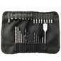 31 in1 Drill and Screwdriver Bit Set Industrial Spade Paddle Flat Wood Woodworking Boring Drill Bits with Portable Bag, 31 in1 Drill