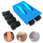 15 Degree Angular Oblique Aluminum Alloy Woodworking Hole Locator, 15 Degree Woodworking Hole Locator