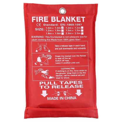 Emergency Survival Fire Blanket Shelter Safety Protector Extinguishers Tent, Size: 1.5×1.5m, Size: 1.5×1.5m