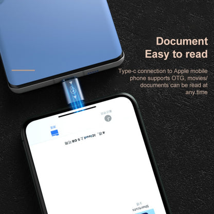 USB-C / Type-C Male to 8 Pin Male Charging + Data Transmission + OTG Adapter, Type-C Male to 8 Pin Male
