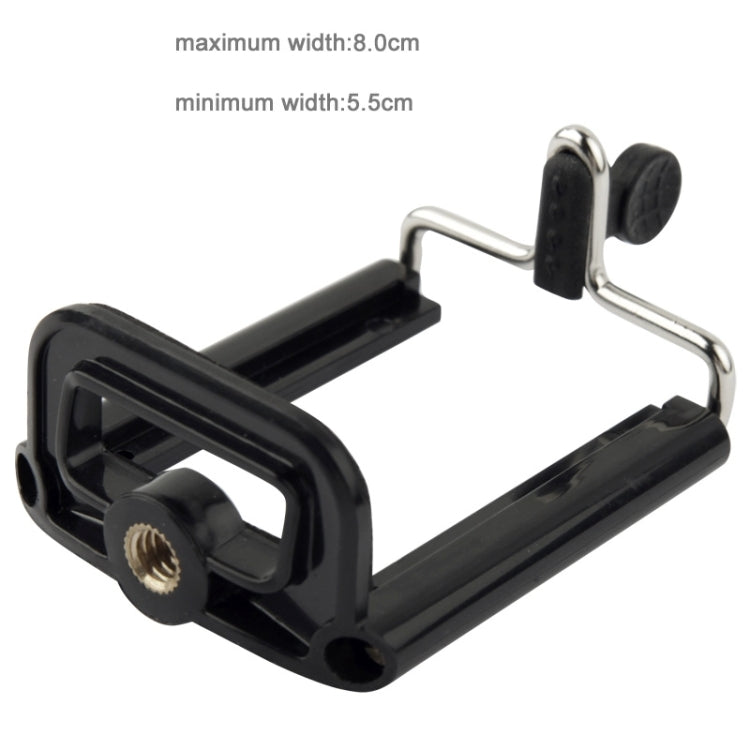YKD-121 Extendable Handheld Selfie Monopod with Bluetooth Remote Shutter + Clip Holder Set for Mobile Phone, Monopod