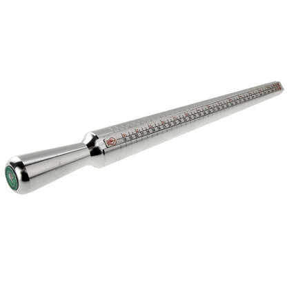 4 Scale Measuring Stick EUR / US / JAPAN / HK Ring Gauge Metal Finger Sizer Tool Measure, D