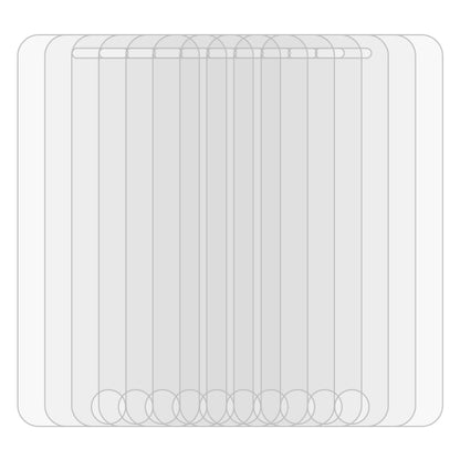 10 PCS for iPhone SE & 5 & 5S & 5C 0.26mm 9H Surface Hardness 2.5D Explosion-proof Tempered Glass Screen Film, 10pcs