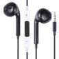 EarPods Wired Headphones Earbuds with Wired Control & Mic, White, Rose Gold, Purple, Red, Blue, Black, Green, Orange, Magenta