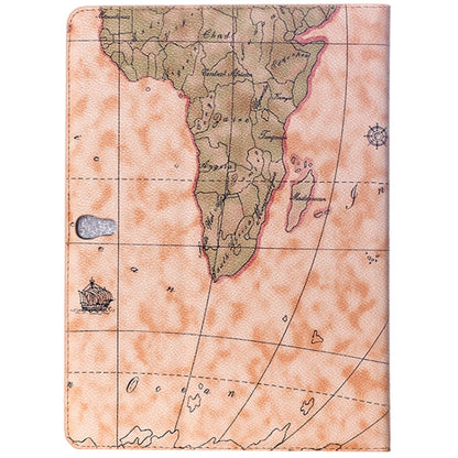 World Map Pattern Flip Leather Case with Holder for Galaxy Tab S 10.5 / T800, Random Delivery (Light Yellow), S-SCS-2749A, S-SCS-2749B