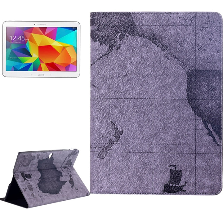 World Map Pattern Flip Leather Case with Holder for Galaxy Tab S 10.5 / T800, Random Delivery (Light Yellow), S-SCS-2749A, S-SCS-2749B