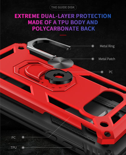 Sergeant Armor Shockproof TPU + PC Protective Case for Galaxy S10e, with 360 Degree Rotation Holder, For Galaxy S10e