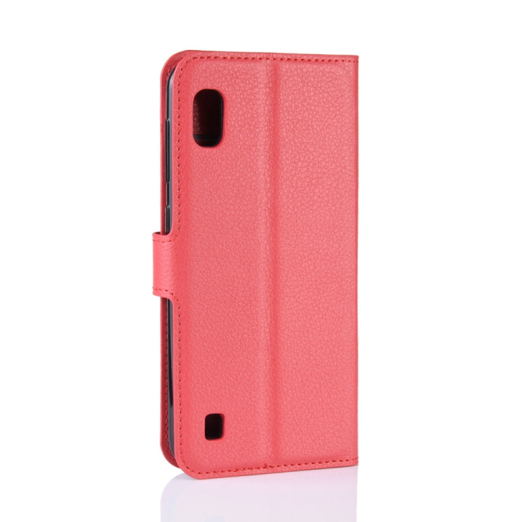 Litchi Texture Horizontal Flip Leather Case for Galaxy A10, with Wallet & Holder & Card Slots, For Galaxy A10  (1), For Galaxy A10 (1), For Galaxy A10