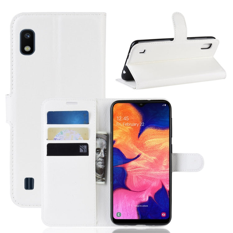 Litchi Texture Horizontal Flip Leather Case for Galaxy A10, with Wallet & Holder & Card Slots, For Galaxy A10  (1), For Galaxy A10 (1), For Galaxy A10
