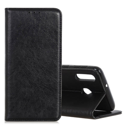 Magnetic Retro Crazy Horse Texture Horizontal Flip Leather Case for Galaxy A40, with Holder & Card Slots & Photo Frame, For Galaxy A40