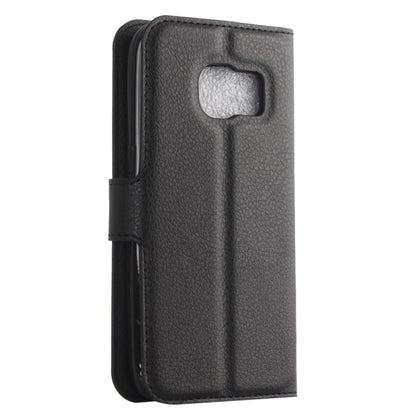 For Galaxy S7 Edge / G935 Litchi Texture Horizontal Flip Leather Case with Holder & Card Slots & Wallet, For Galaxy S7 Edge