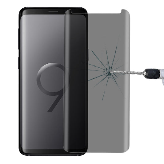 For Galaxy S9+ 0.3mm 9H Surface Hardness 3D Privacy Anti-glare Tempered Glass Protective Film
