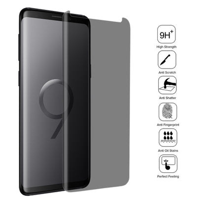 For Galaxy S9+ 0.3mm 9H Surface Hardness 3D Privacy Anti-glare Tempered Glass Protective Film