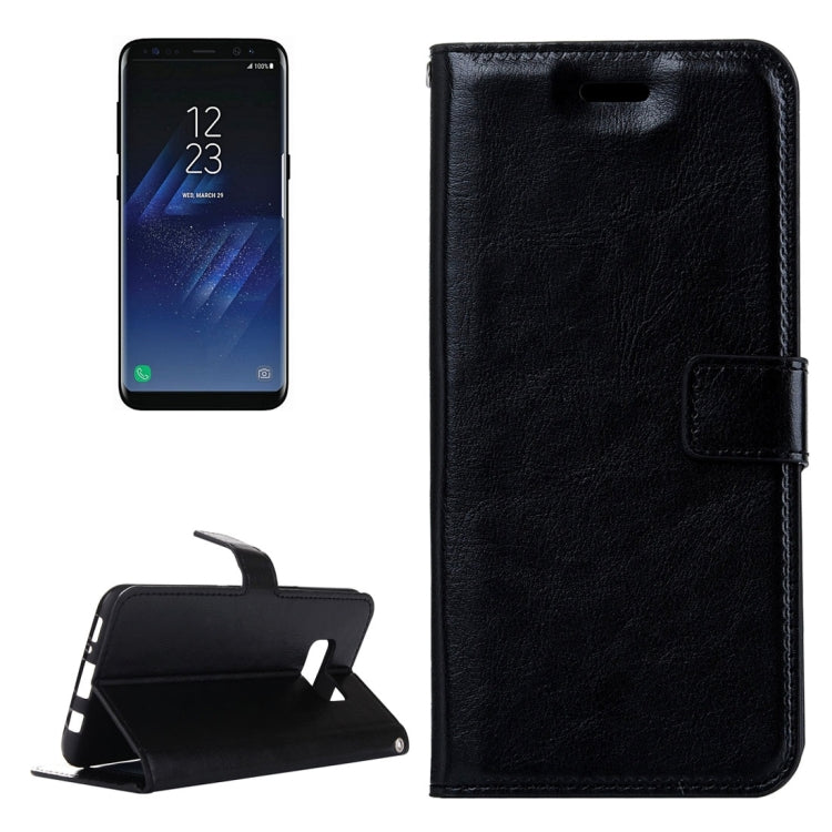 For Galaxy S8 Retro Crazy Horse Texture Horizontal Flip Leather Case with Holder & Card Slots & Wallet & Photo Frame, For Galaxy S8, For Samsung Galaxy S8, Galaxy S8