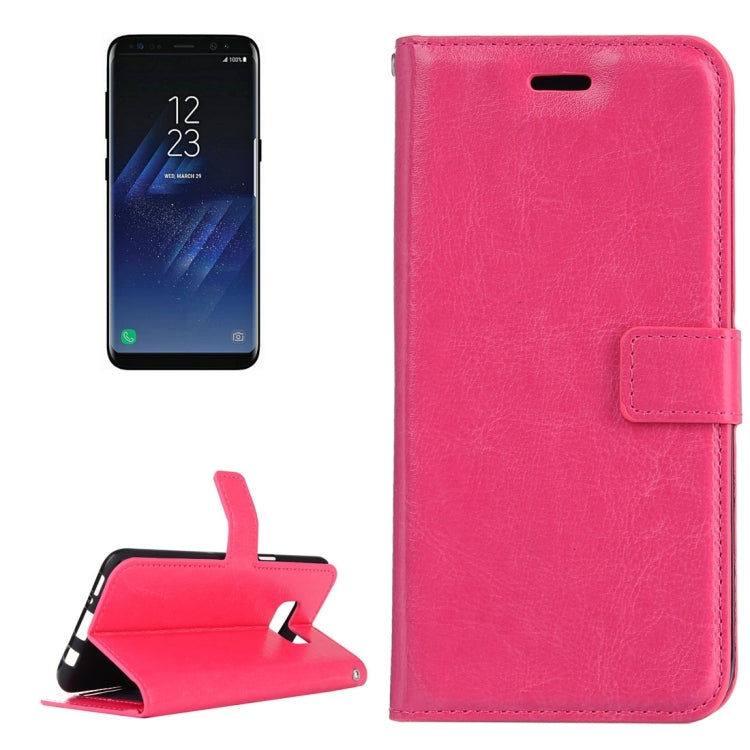 For Galaxy S8 Retro Crazy Horse Texture Horizontal Flip Leather Case with Holder & Card Slots & Wallet & Photo Frame, For Galaxy S8, For Samsung Galaxy S8, Galaxy S8