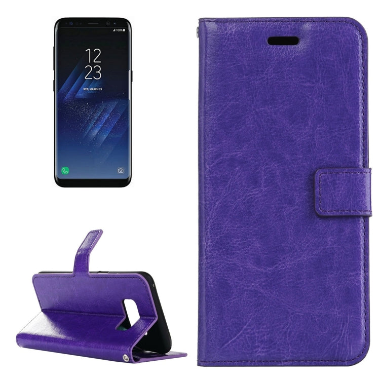 For Galaxy S8 Retro Crazy Horse Texture Horizontal Flip Leather Case with Holder & Card Slots & Wallet & Photo Frame, For Galaxy S8, For Samsung Galaxy S8, Galaxy S8