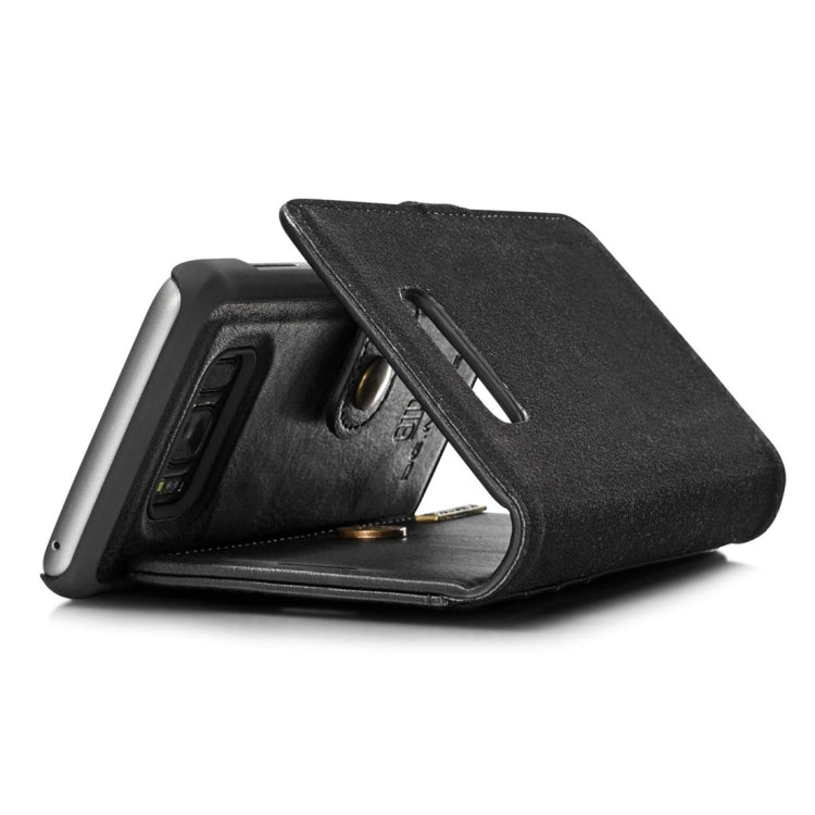 DG.MING for Galaxy S8 Crazy Horse Texture Horizontal Flip Detachable Magnetic Protective Case with Holder & Card Slots & Wallet, Galaxy S8