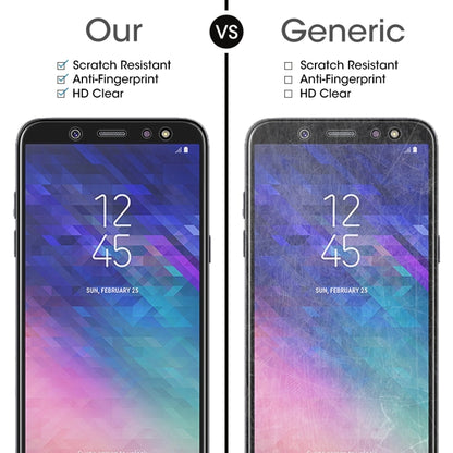 10 PCS 0.26mm 9H 2.5D Tempered Glass Film for Galaxy A6+ (2018), For Galaxy A6+ (2018)