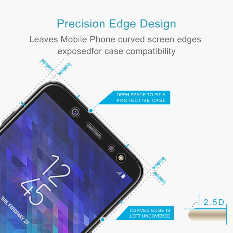 0.26mm 9H 2.5D Tempered Glass Film for Galaxy A6+ (2018), For Galaxy A6+ (2018)(1pc)