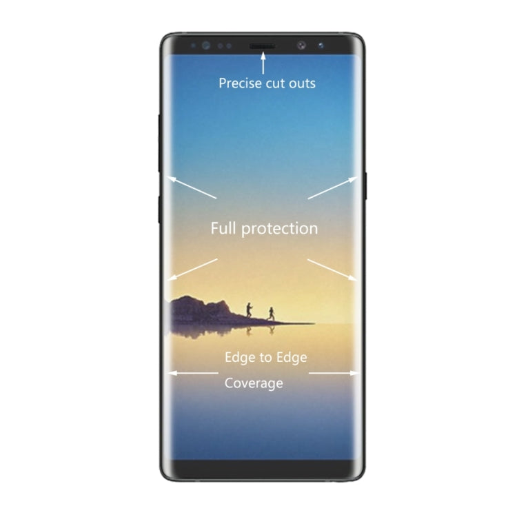 ENKAY Hat-Prince for Galaxy Note 8 0.26mm 9H Surface Hardness 3D Explosion-proof Full Screen Curved Tempered Glass Screen Film