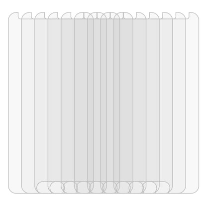 50 PCS For Galaxy A3 (2017) / A320 0.26mm 9H Surface Hardness 2.5D Explosion-proof Tempered Glass Screen Film, 50pcs
