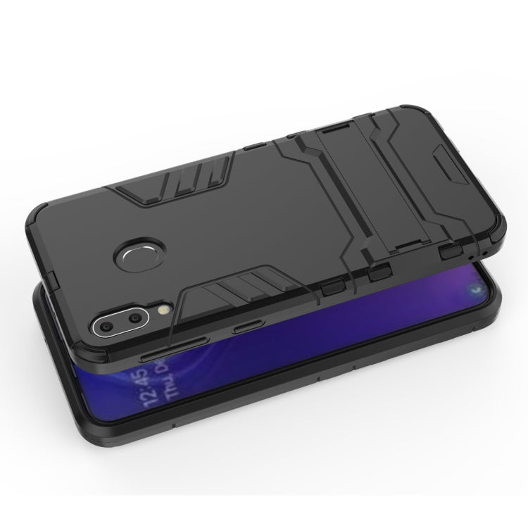 Shockproof PC + TPU Case for Galaxy M20, with Holder, For Samsung Galaxy M20