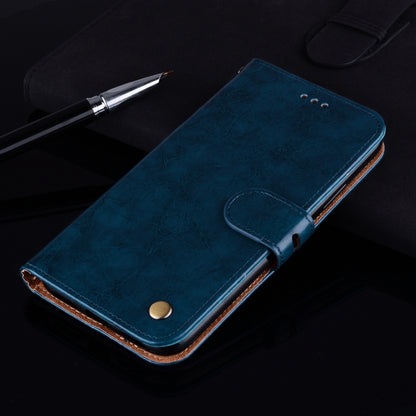 For Samsung Galaxy J5 (2017) / J530 (EU Version) Business Style Oil Wax Texture Horizontal Flip Leather Case with Holder & Card Slots & Wallet