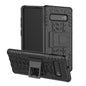 Tire Texture TPU+PC Shockproof Case for Galaxy S10+, with Holder, For Galaxy S10+