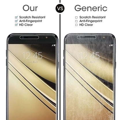 10 PCS 9H 2.5D Tempered Glass Film for Galaxy C7 (2017), Galaxy C7 (2017) (10pcs)
