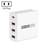 WLX-A6 4 Ports Quick Charging USB Travel Charger Power Adapter, US Plug, US Plug