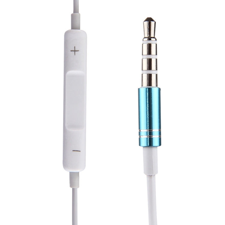 White Wire Body 3.5mm In-Ear Earphone with Line Control & Mic