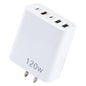 120W Dual PD Type-C + 3 x USB Multi Port Charger, US Plug, US Plug