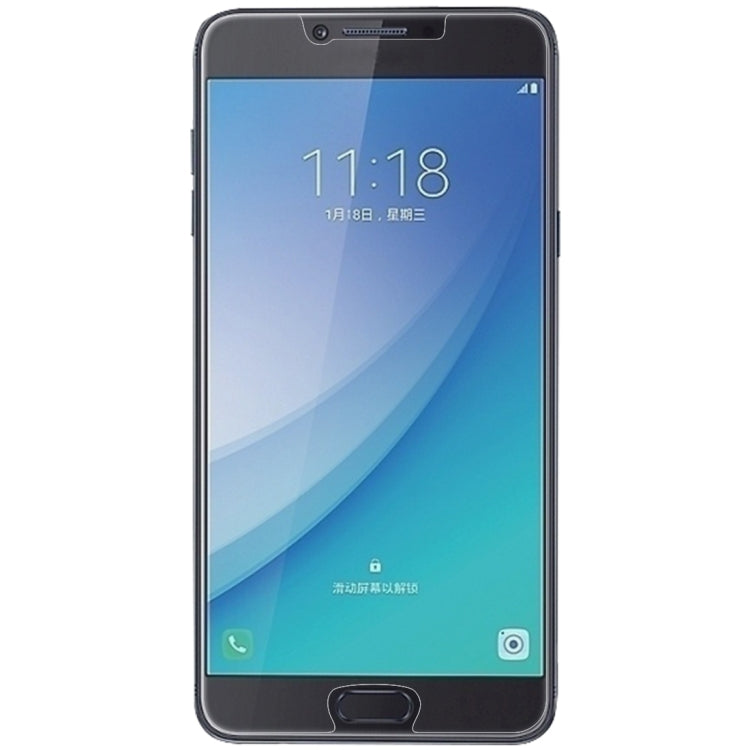 10 PCS 0.26mm 9H 2.5D Tempered Glass Film for Galaxy C7 Pro, For Galaxy C7 Pro(10 PCS)