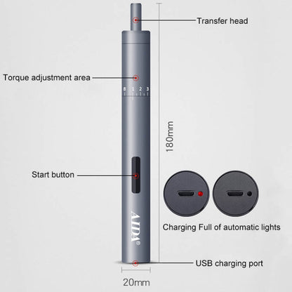 A-012 Rechargeable Lithium Battery Rechargeable Electric Drill Cordless Screwdriver Set with 8 Gear Torsion, Drill Cordless Screwdriver