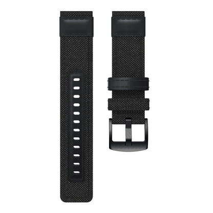 Canvas and Leather Wrist Strap Watch Band for Samsung Gear S2/Galaxy Active 42mm, Wrist Strap Size:135+96mm