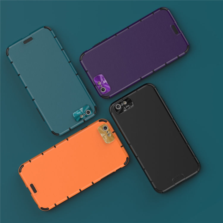 For iPhone 6 Plus & 6s Plus  Shockproof Grain PC + TPU Case