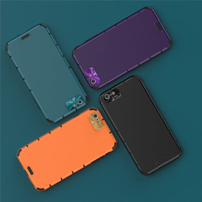 For iPhone 6 Plus & 6s Plus  Shockproof Grain PC + TPU Case